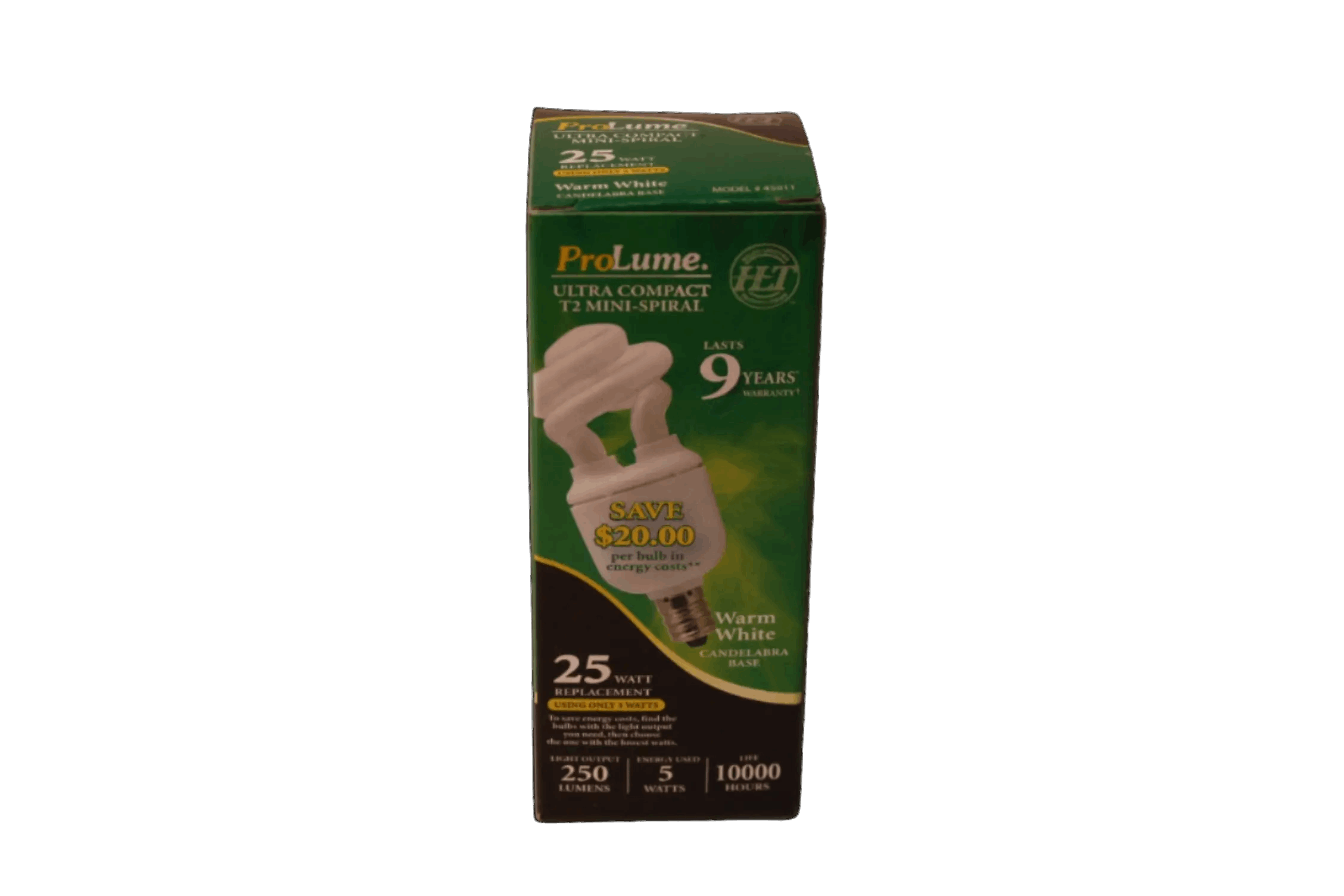 Lot of 10 Halco ProLume 45011 Compact Fluorescent Lamp CFL5/27/E12 Light Bulb Freedom Finds Bazaar