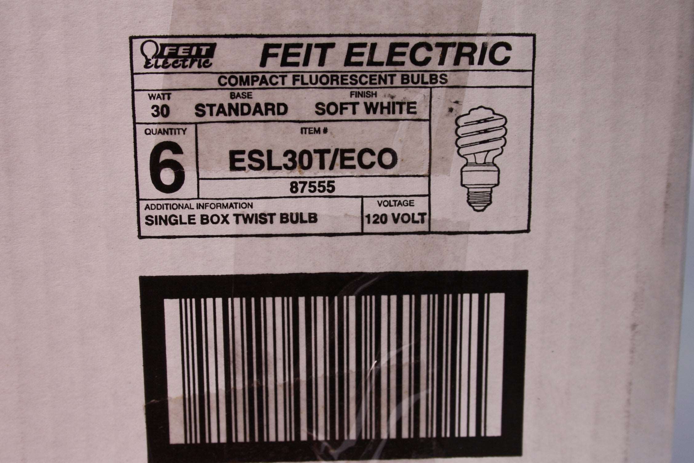 Lot of 6 Feit Electric ESL30T/ECO 125-Watt Equivalent Twists CFL Bulb Freedom Finds Bazaar
