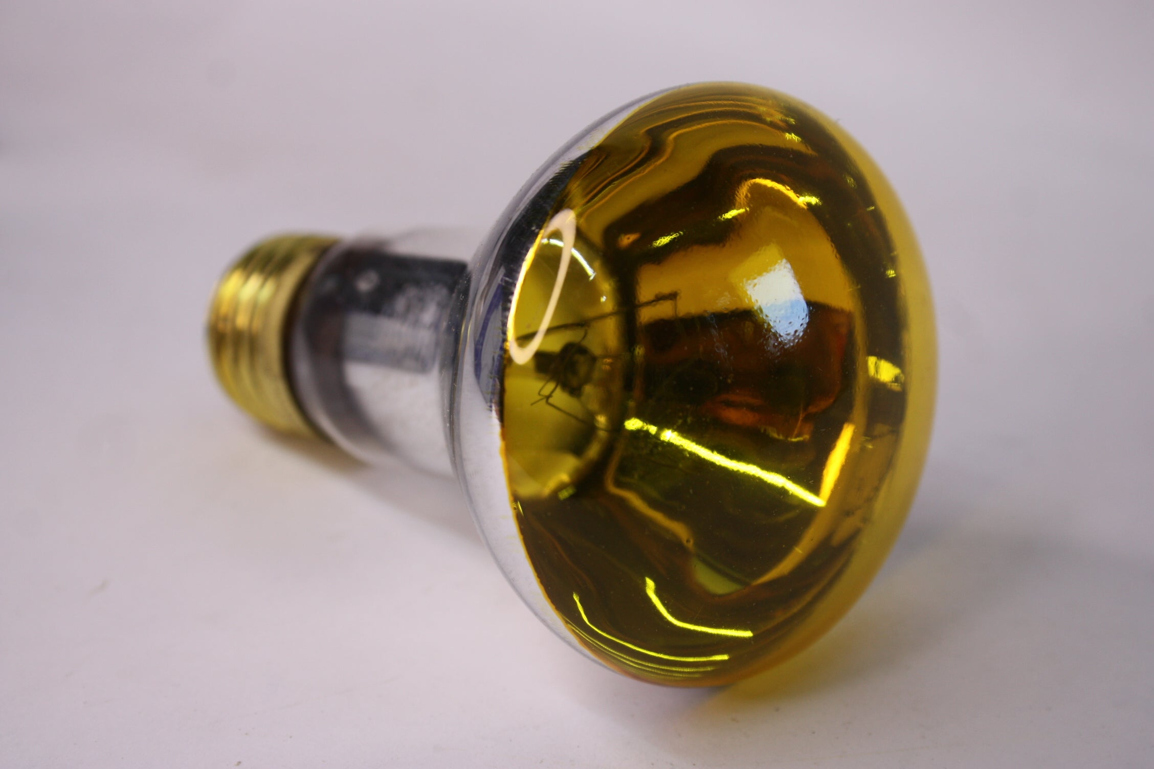 Lot of 5 Halco R-20 Yellow Reflector Lamps Light Bulbs Flood 50W 130V Freedom Finds Bazaar