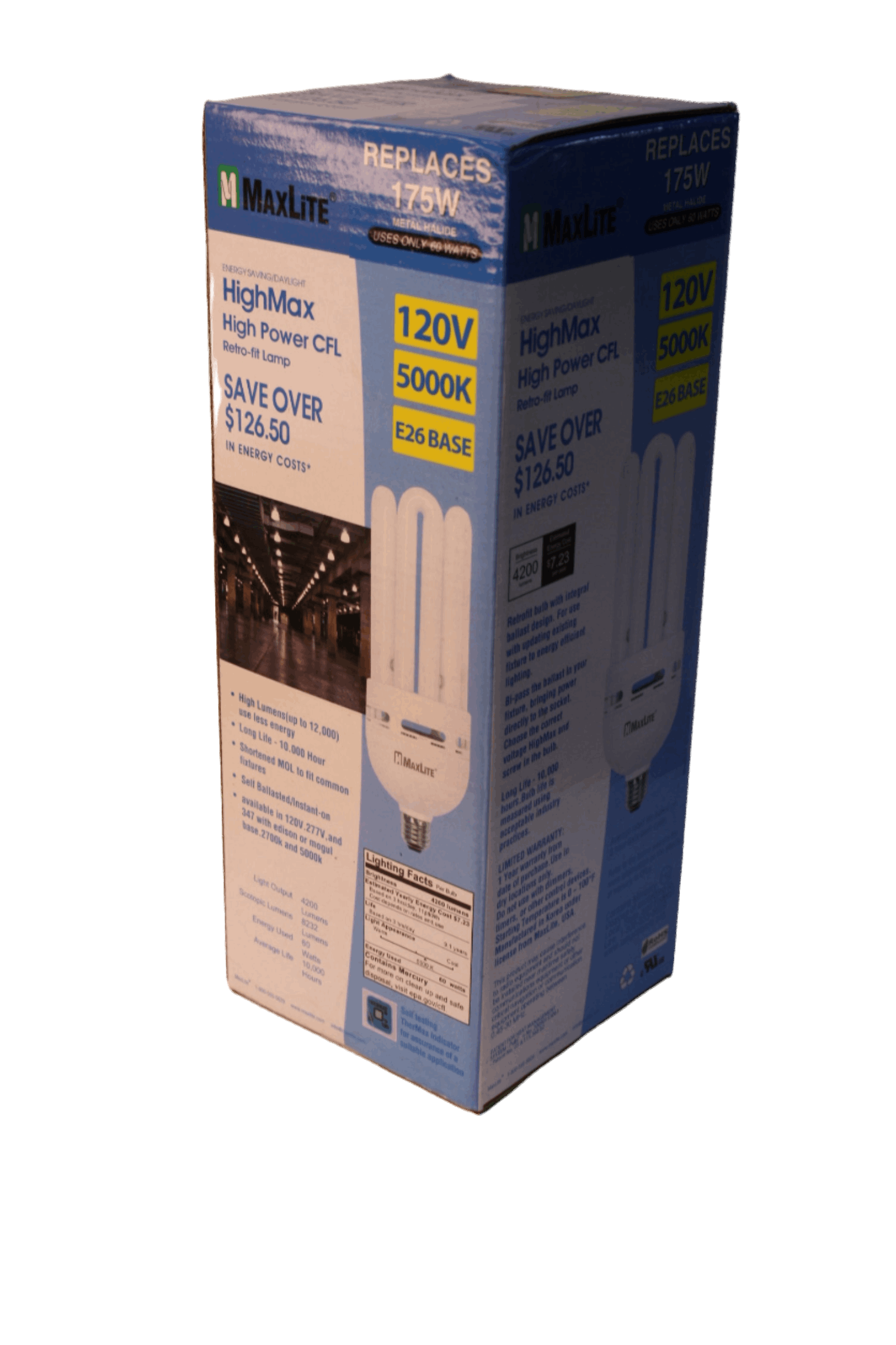 Maxlite Compact Fluorescent Light Bulb (11271) SKQ60EA50 Freedom Finds Bazaar