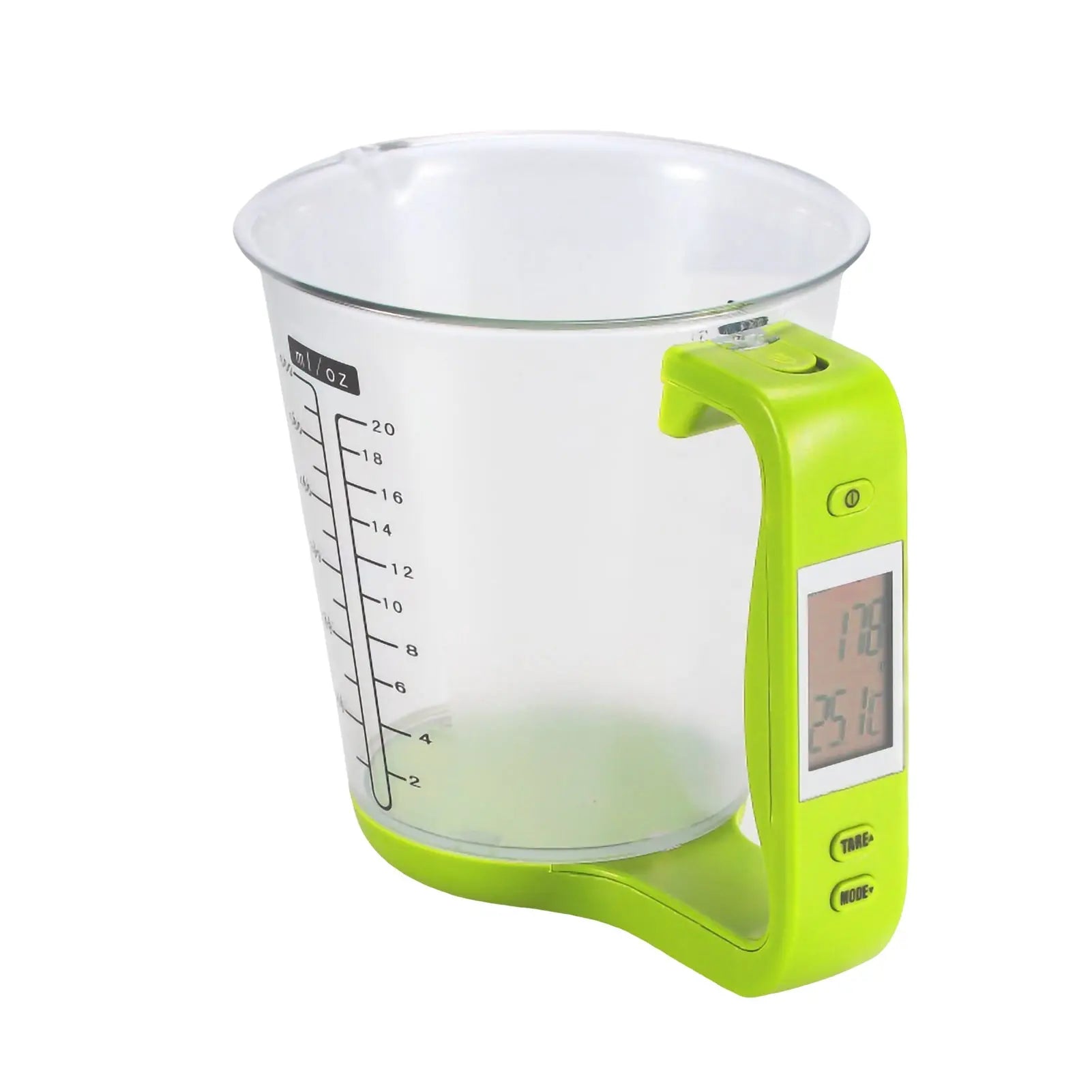 Kitchen Scales With LCD Display Digital Beaker Electronic Tool Hostweigh Measuring Cup Temperature Weight Measurement Cups - Image #1