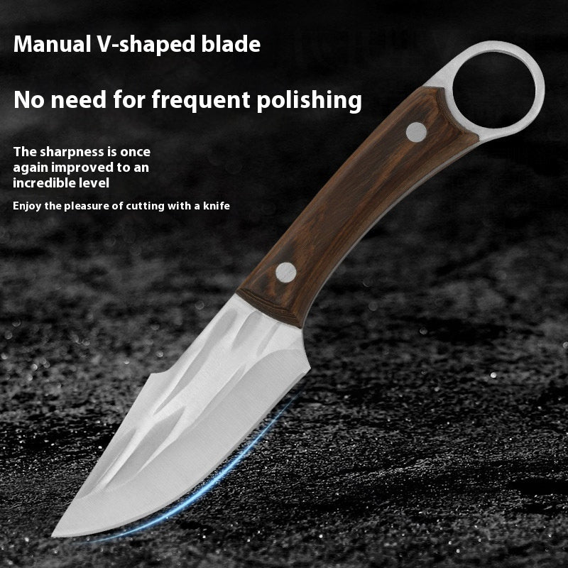 Hand-forged Knife Door Frame Handle Meat Knife Outdoor