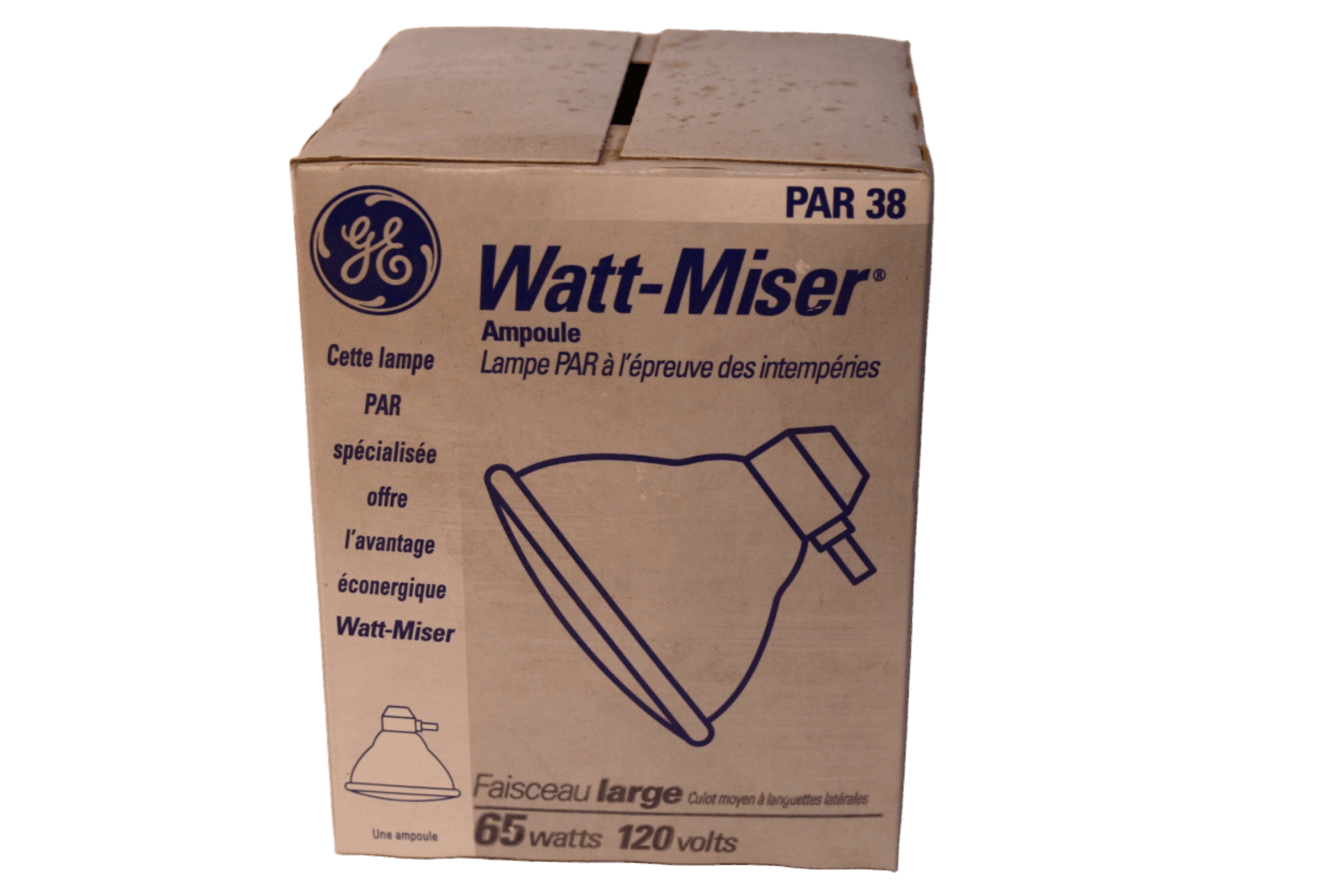 Lot of 5 GE WATTMISER WEATHERPROOF PAR LAMP FLOODLIGHT  - PAR38 - NEW  65 WATT Freedom Finds Bazaar